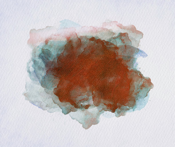 纹理肮脏的背景与磨损的痕迹和笔触。水彩画抽象插图。图片下载