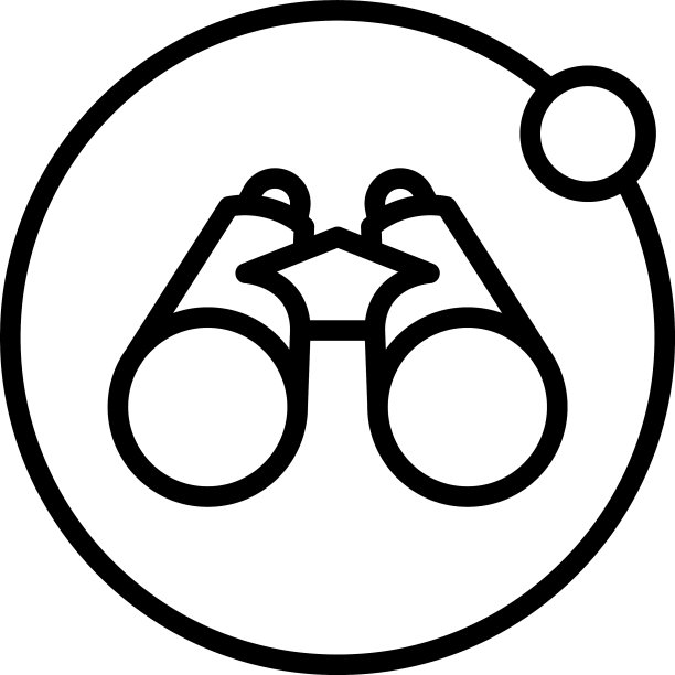 双筒望远镜行图标图片下载