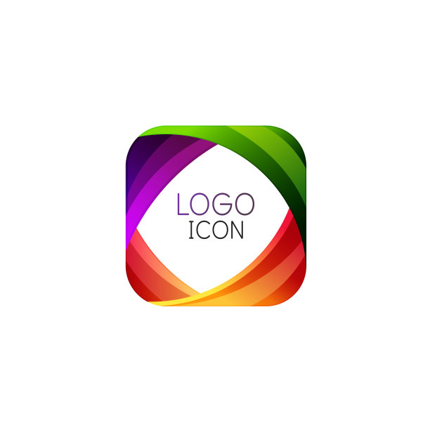 商业时尚几何方形Logo设计图片下载