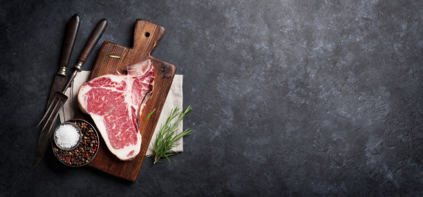 丁骨牛排图片下载