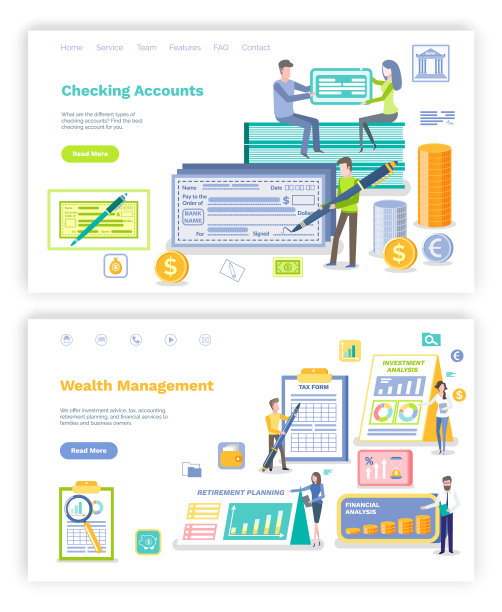 检查帐户和投资计划Web设置图片下载