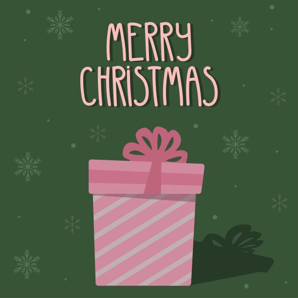 带礼物的圣诞卡。圣诞礼物。圣诞节的气氛图片下载