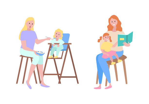 母亲和孩子，儿童保育母亲家庭图片下载