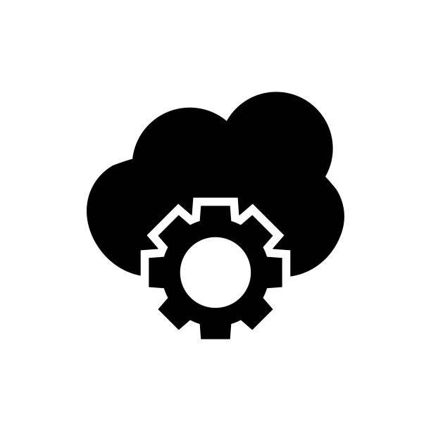 云齿轮图标(矢量图)图片下载