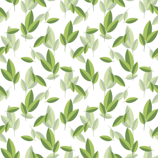 茶叶无缝图案图片下载