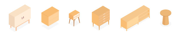 等距家具集图片下载