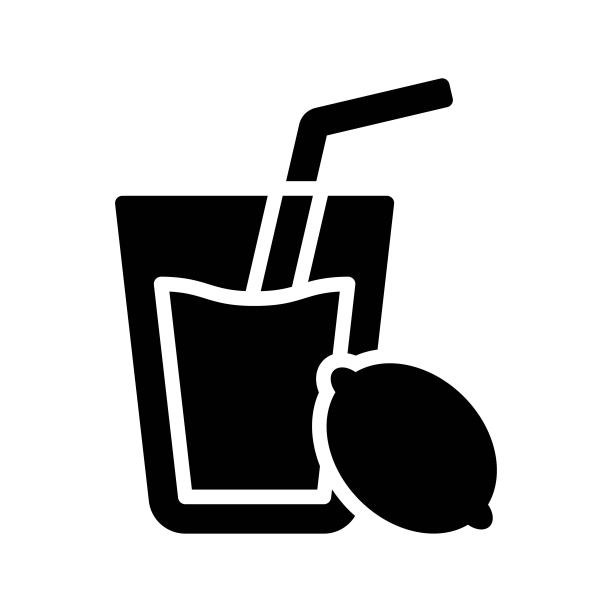 纯色设计的亡灵节果汁玻璃杯矢量素材图片下载