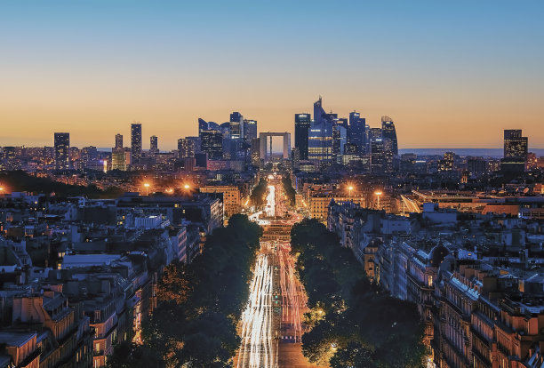 巴黎的现代建筑图片下载