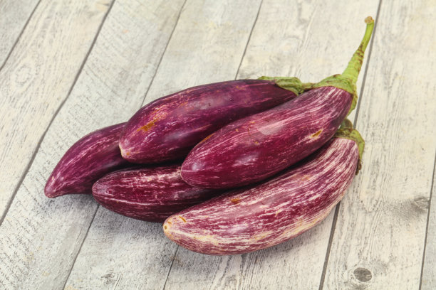 充满活力的美味成熟涂鸦茄子图片下载