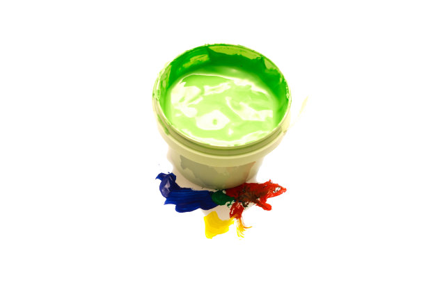 绿色盆栽孤立在白色上图片下载