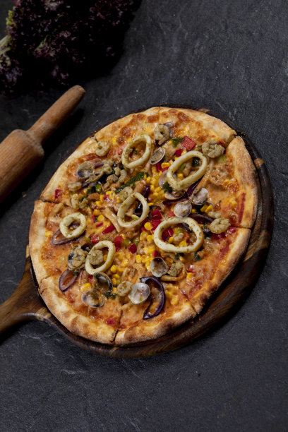 海鲜披萨图片下载