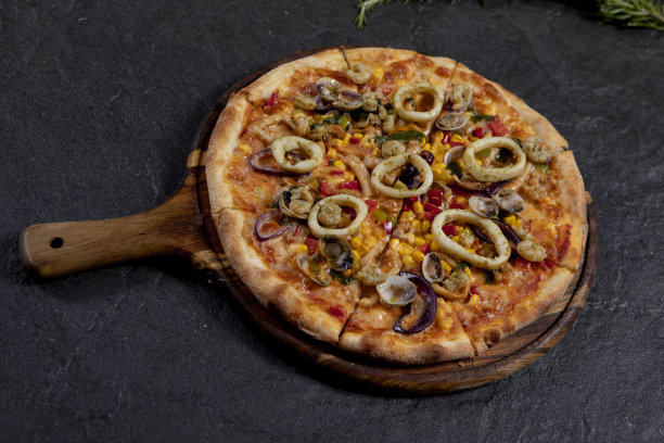 海鲜披萨图片下载