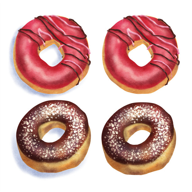甜甜圈图片下载