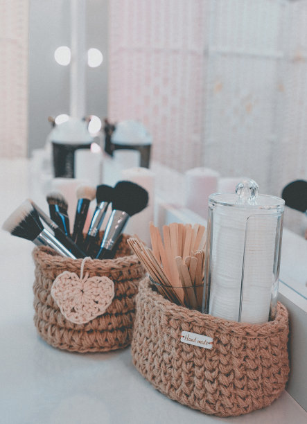 生态装饰。黄麻篮子。图片下载