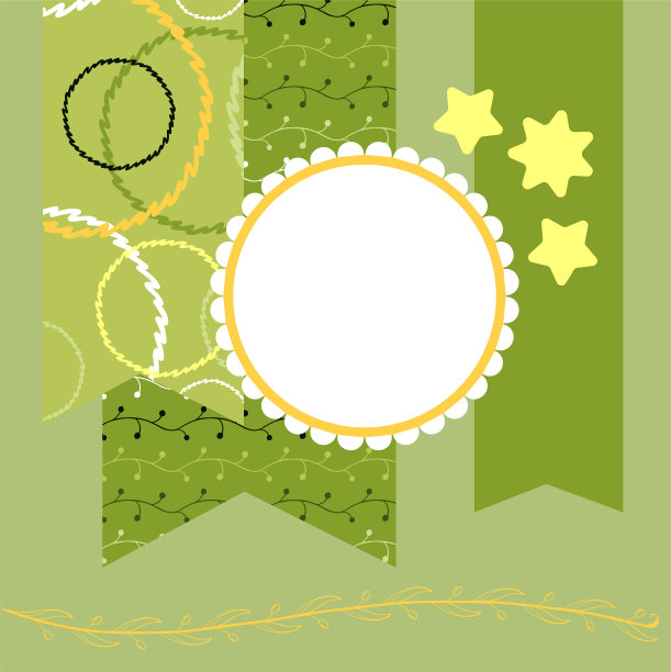 设计模板可爱的邀请卡。模板剪贴簿与手绘涂鸦模式。生日，周年纪念，聚会邀请。向量图片下载