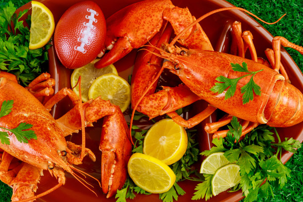 为美式足球聚会提供食物。图片下载