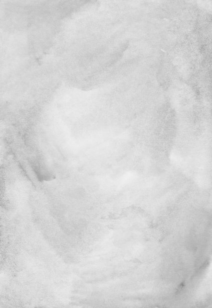 水彩浅灰色背景纹理。白色和灰色背景与文字空间。覆盖纸上有灰色污渍。图片下载