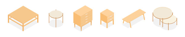 等距家具集图片下载