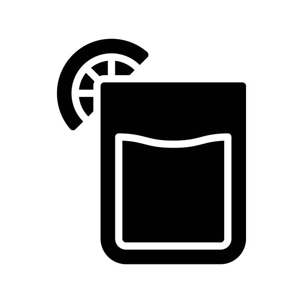 纯色设计的亡灵节果汁玻璃杯矢量素材图片下载