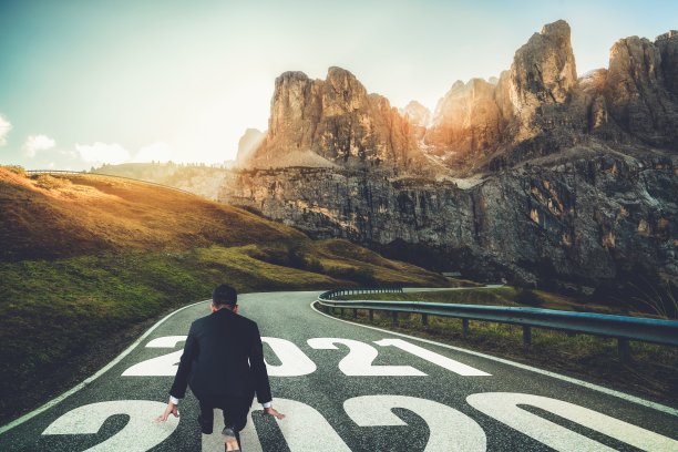 2021年新年之旅和未来愿景理念图片下载