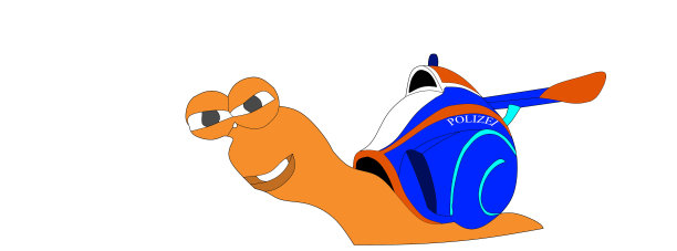 警察画蜗牛图片下载