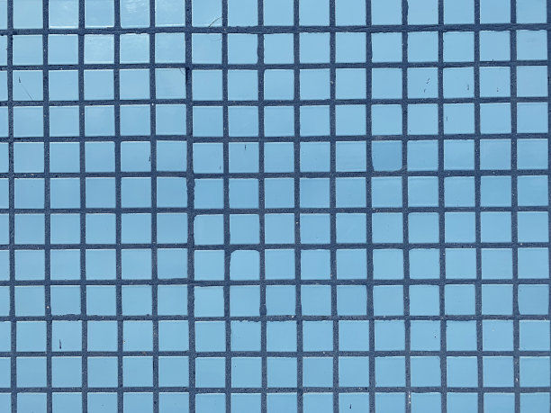 蓝色马赛克瓷砖图片下载