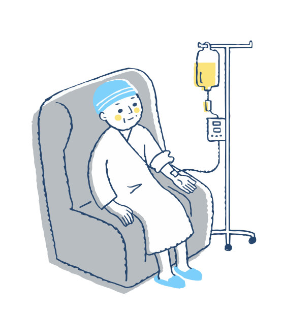 接受静脉滴注的病人图片下载