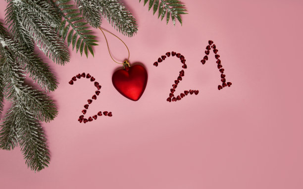 圣诞节和新年的背景图片下载