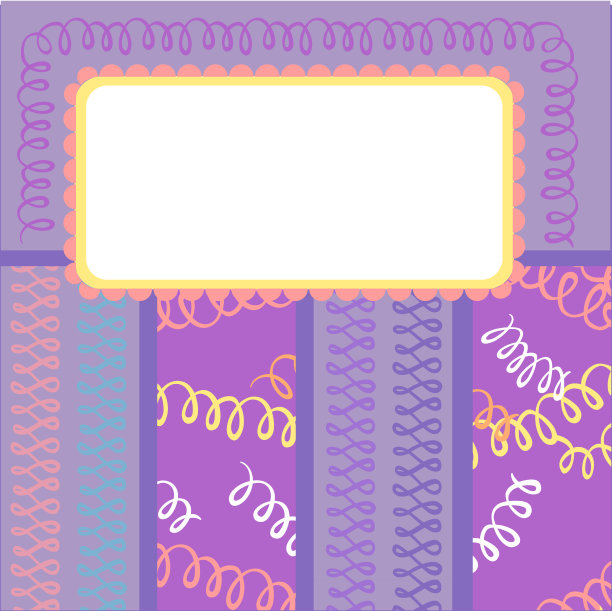 设计模板可爱的邀请卡。模板剪贴簿与手绘涂鸦模式。生日，周年纪念，聚会邀请。向量图片下载