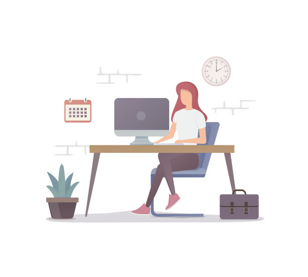 忙碌的女人图片下载