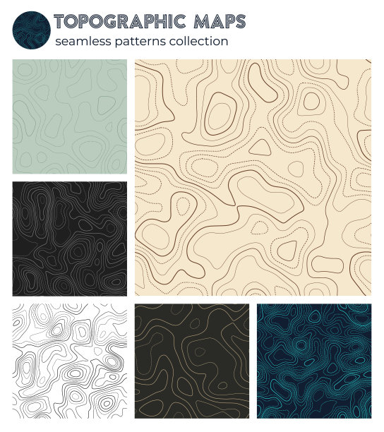 地形的地图。图片下载