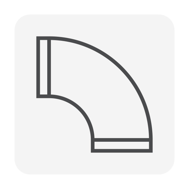 管道管道矢量图标设计孤立的白色背景。图片下载