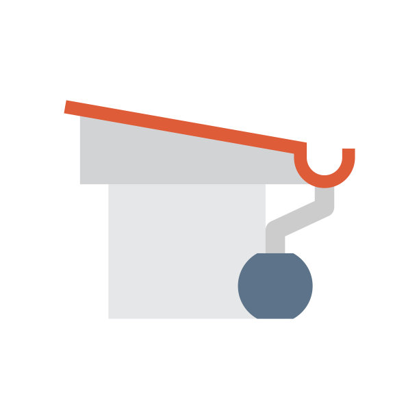 水槽和建筑矢量图标设计。图片下载