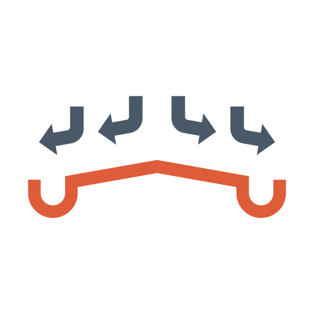 雨水沟矢量图标设计。图片下载