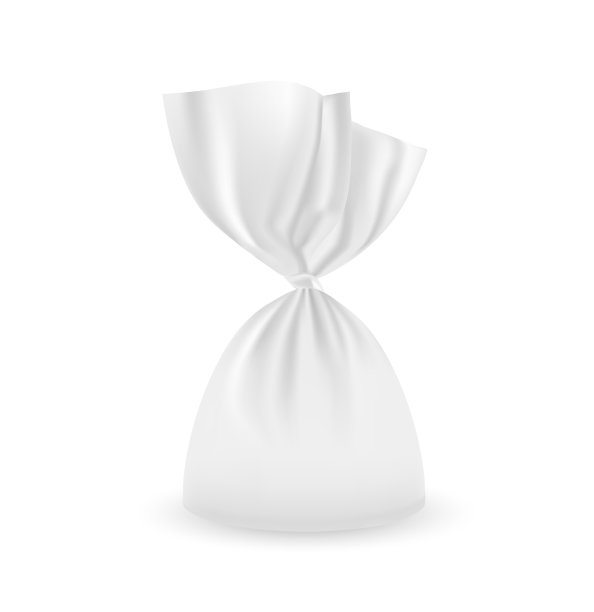 糖果模型孤立在白色背景。矢量三维现实。包装。空白的模板。为您的设计做好准备。EPS10。图片下载