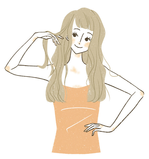 长发微笑的女人图片下载