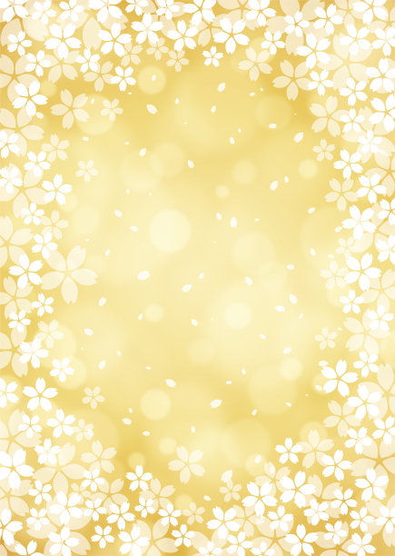 樱花飘落的背景图片下载