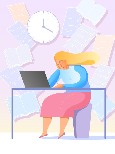 办公室工作让女人厌烦图片下载