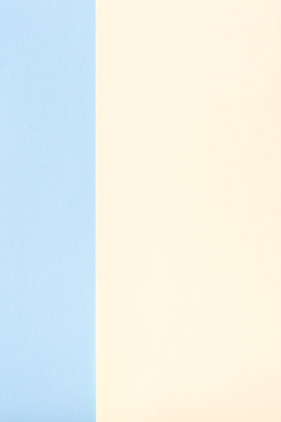 黄色和蓝色粉彩纸作背景图片下载