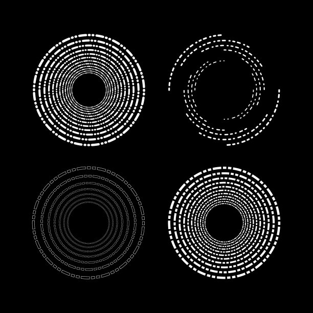 设置抽象的白色半色调点和条纹图片下载