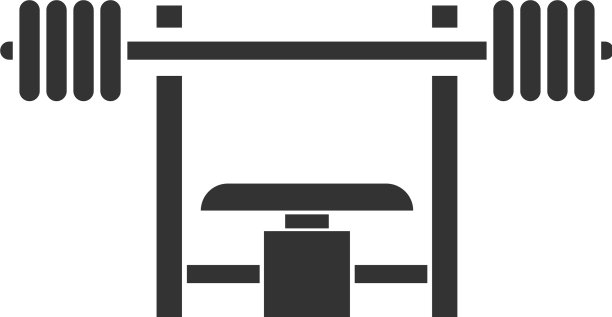 卧推，须压图标平图片下载