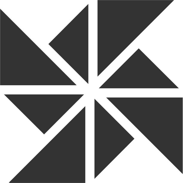 纸风车图标平坦图片下载