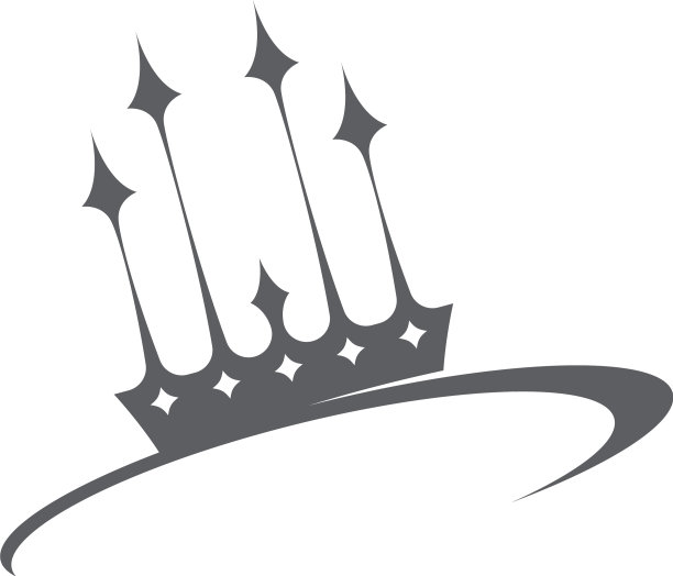 皇冠概念标志图标设计图片下载