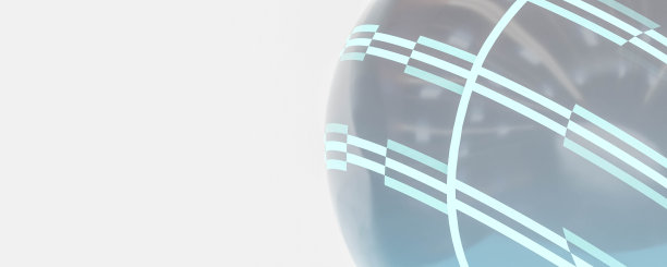 抽象未来技术背景与金属球3d渲染插图图片下载