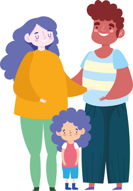 父亲，母亲，儿子，男孩性格卡通图片下载