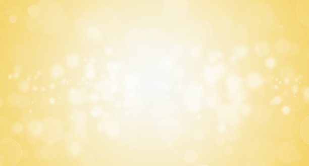 白色闪烁的古董灯在黄色纹理的背景上。Bokeh银色和白色。散焦，庆祝，圣诞假期背景。图片下载