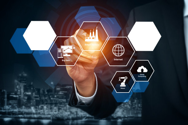 工程技术和工业4.0智能工厂概念图片下载