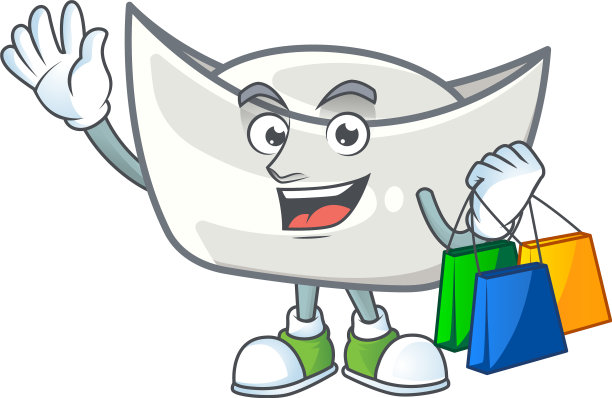 一个幸福富有的中国银锭摇曳着图片下载