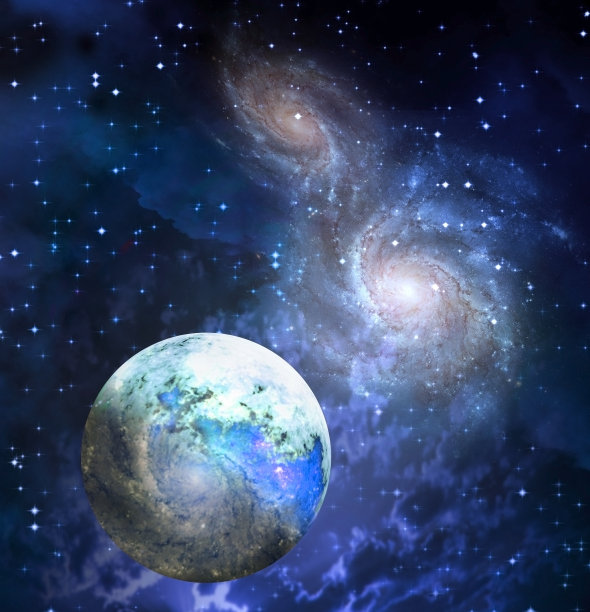 系外行星在太空图片下载