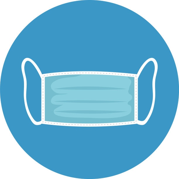 隔离医用口罩设计图片下载